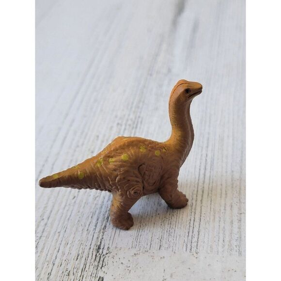 Safari Apatosaurus Dinosaur toy mini Brown figure - Picture 2 of 4